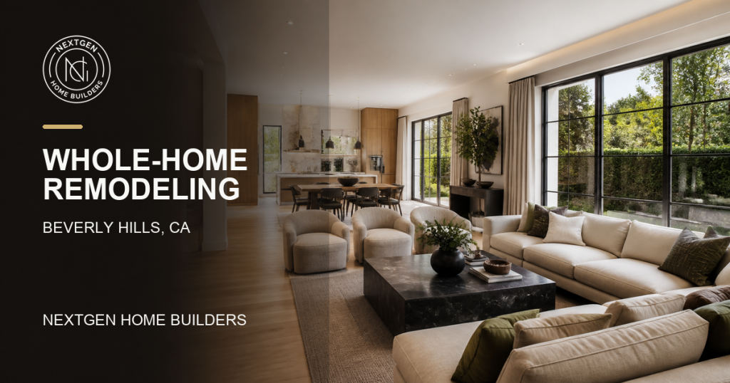 Luxury whole-home remodeling in Beverly Hills, CA