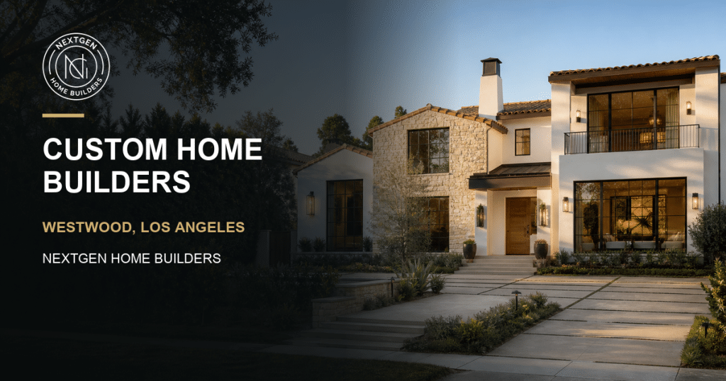 Custom home builders in Westwood, Los Angeles